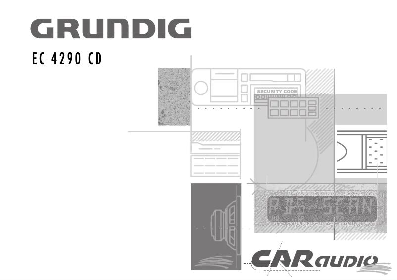 Page 1 de la notice Manuel utilisateur Grundig EC 4290 CD