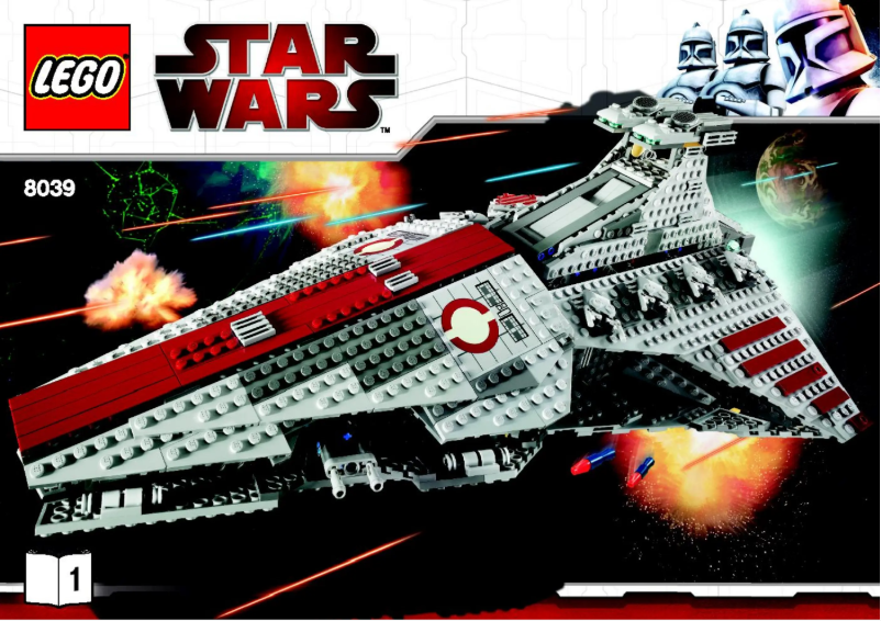 Página 1 del manual Manual de usuario Lego Venator-class Republic Attack Cruiser (TM)