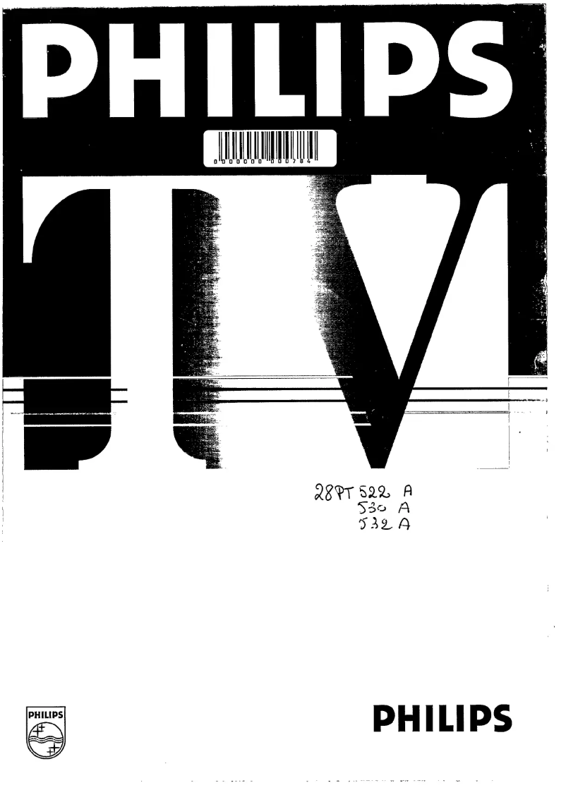Page 1 of the manual User Manual Philips 28PT530A