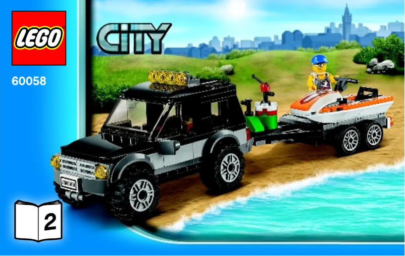 Page 1 de la notice Manuel utilisateur Lego City 60058