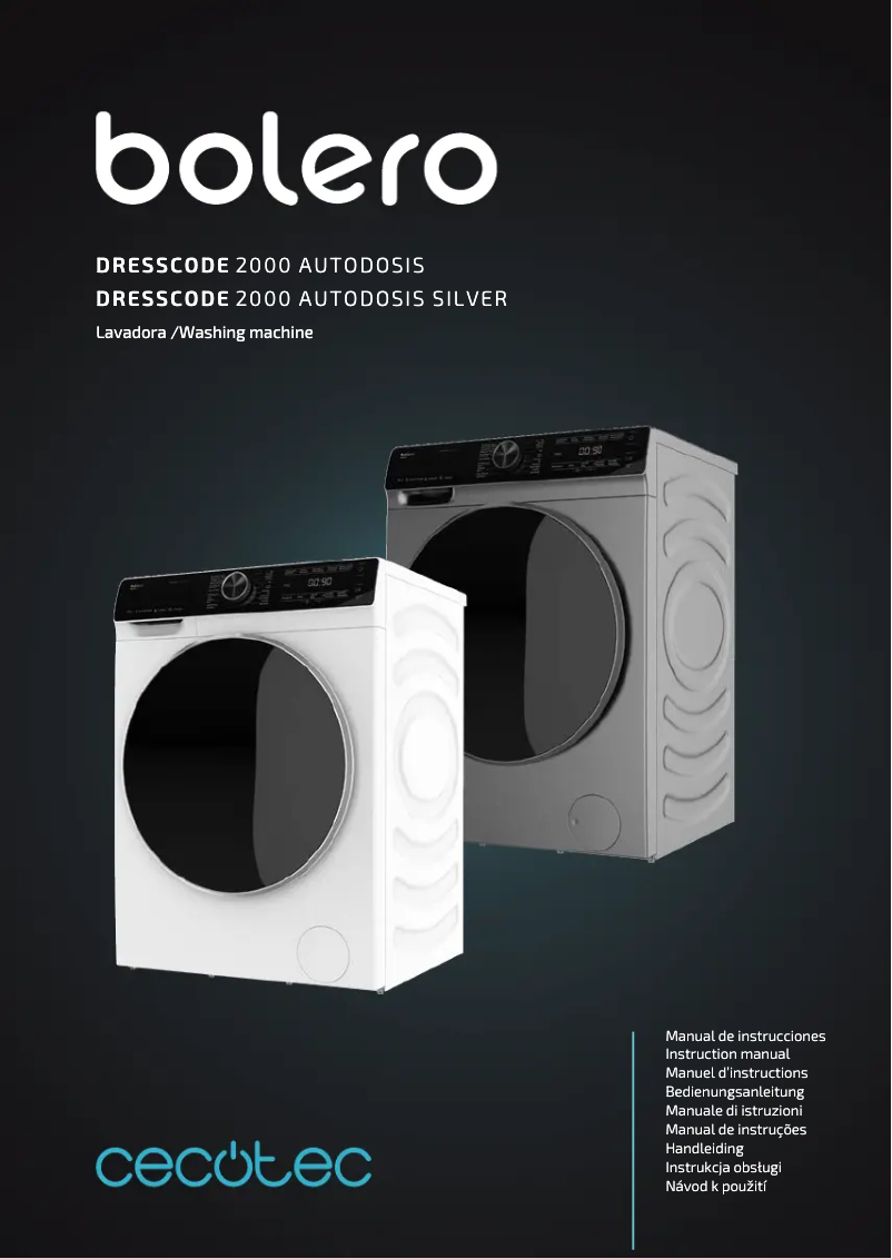 Página 1 del manual Manual de usuario Cecotec Bolero DressCode 2000 Autodosis