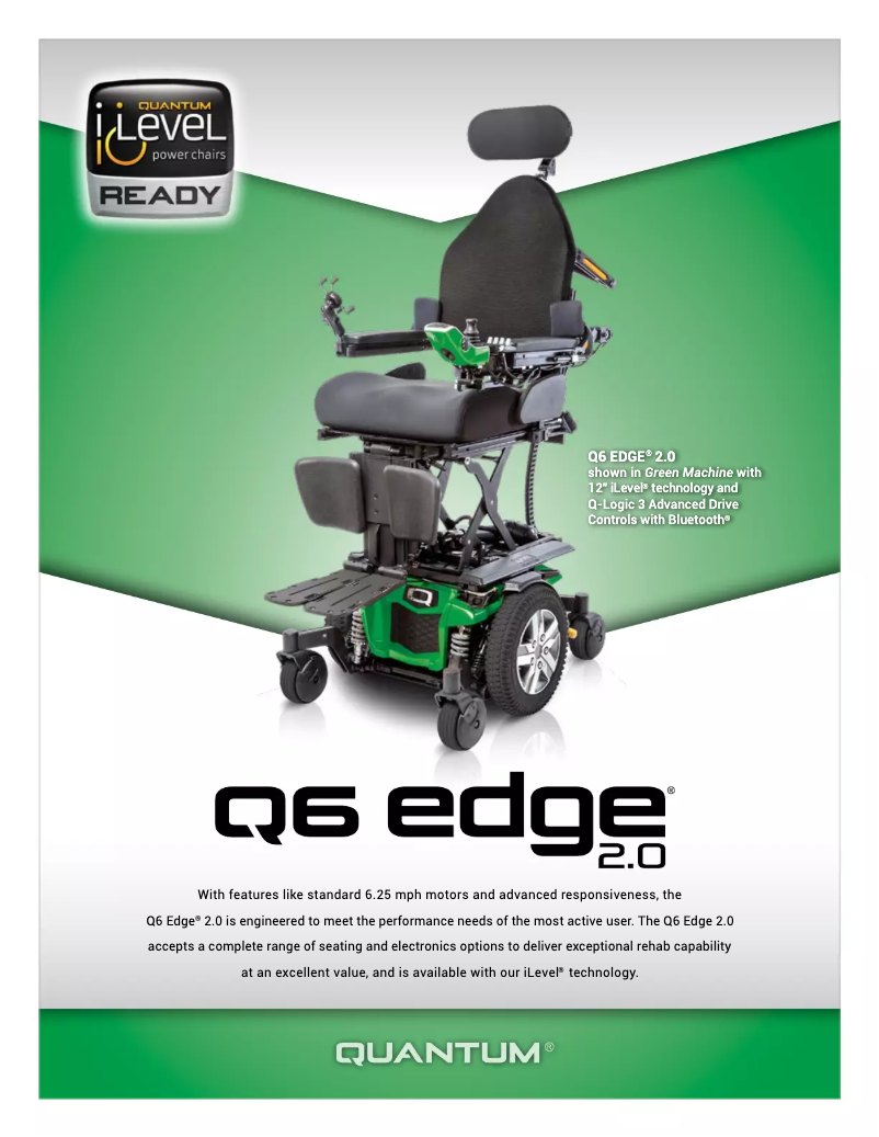 Page 1 de la notice Brochure Quantum Q6 Edge 2.0