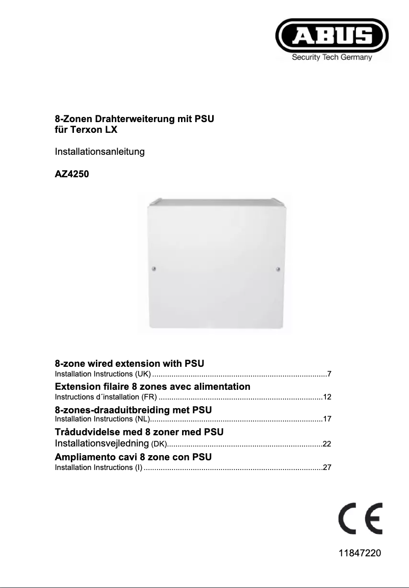 Página 1 del manual Manual de usuario Abus IPCA66500