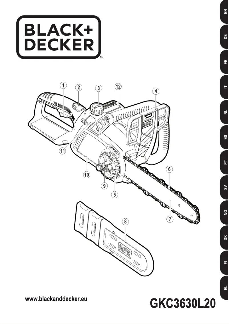 Página 1 del manual Manual de usuario Black & Decker GKC3630L20