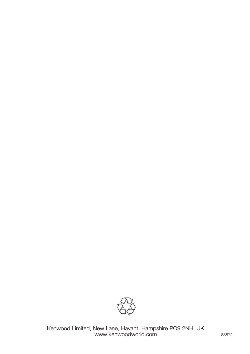 Page 1 de la notice Manuel utilisateur Kenwood JE950