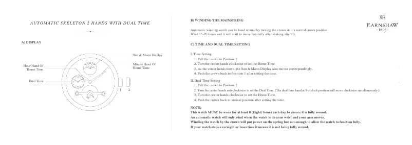 Página 1 del manual Manual de usuario Earnshaw Longitude ES-8087-02