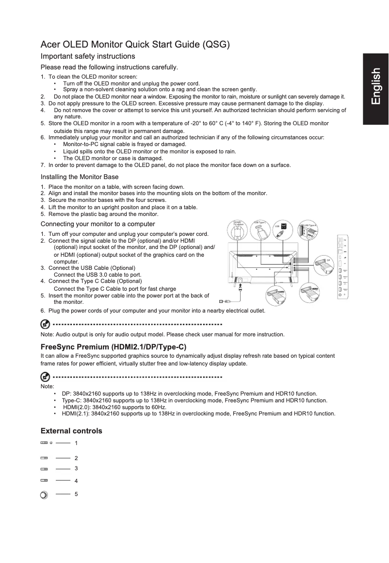 Page 1 de la notice Manuel utilisateur Acer Predator CG48