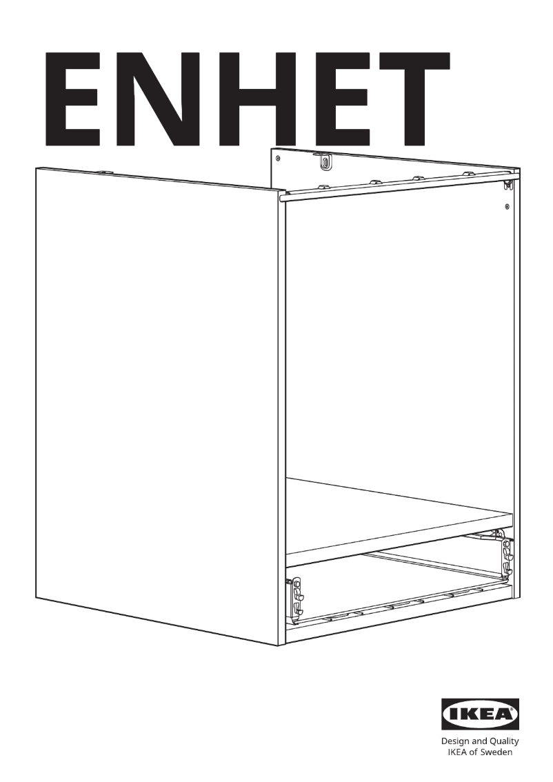 Page 1 de la notice Manuel utilisateur Ikea ENHET 304.404.13