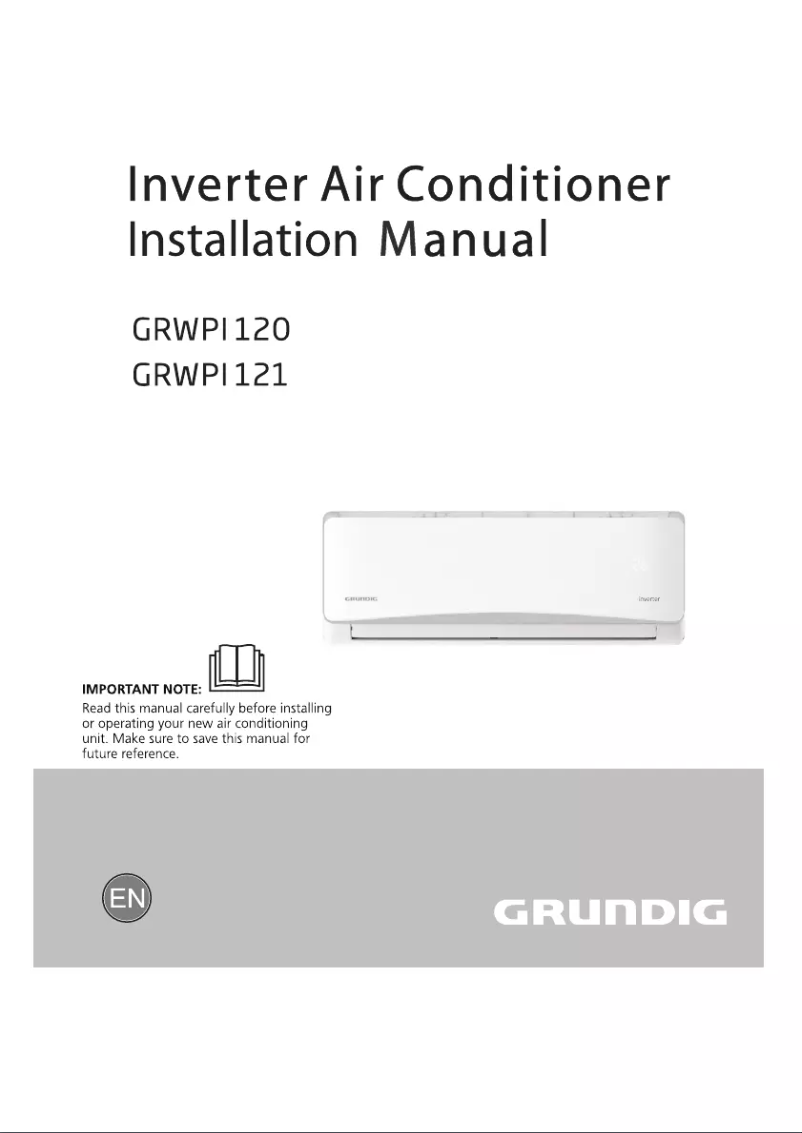 Page 1 de la notice Guide d'installation Grundig GRWPI121