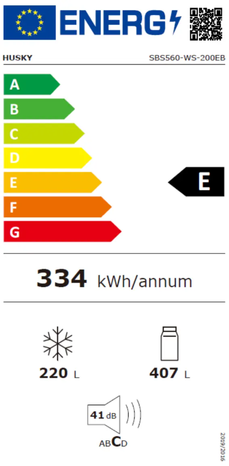 Page 1 de la notice Manuel utilisateur Husky SBS560-WS-200EB