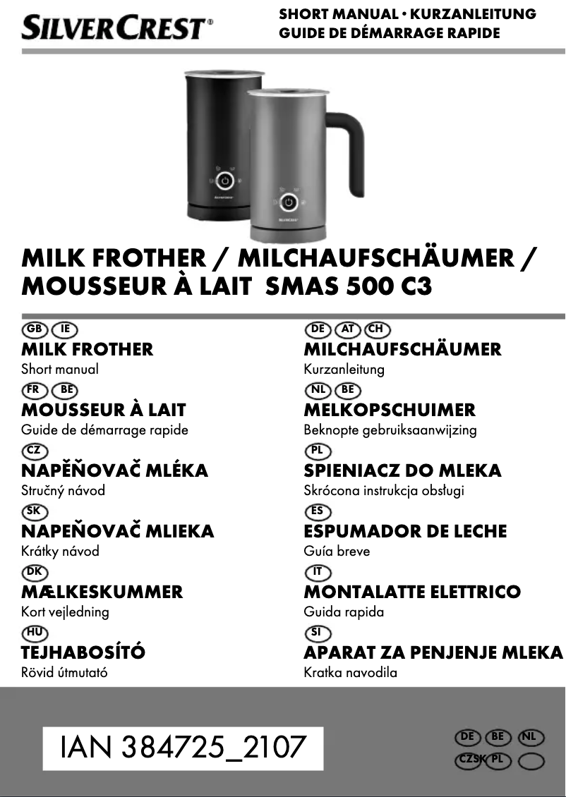 Página 1 del manual Manual de usuario SilverCrest SMAS 500 C3