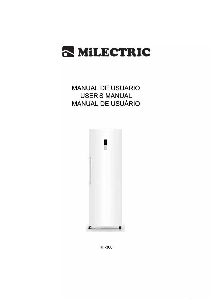 Página 1 del manual Manual de usuario Milectric RF-360