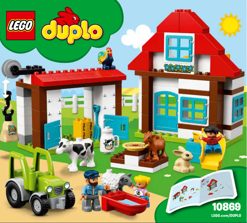 Page 1 de la notice Manuel utilisateur Lego Duplo 10869