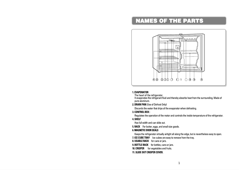 Page 1 de la notice Manuel utilisateur Daewoo FR146S