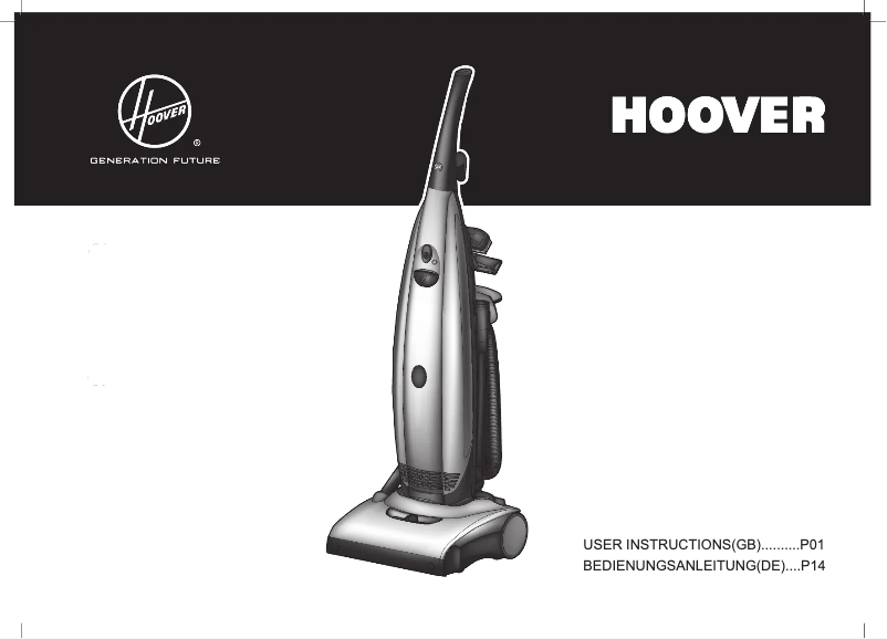 Page 1 de la notice Manuel utilisateur Hoover Dust Manager DM71