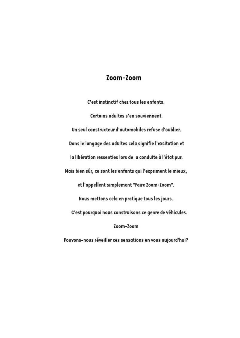 Page 1 de la notice Manuel utilisateur Mazda RX-8 (2009)