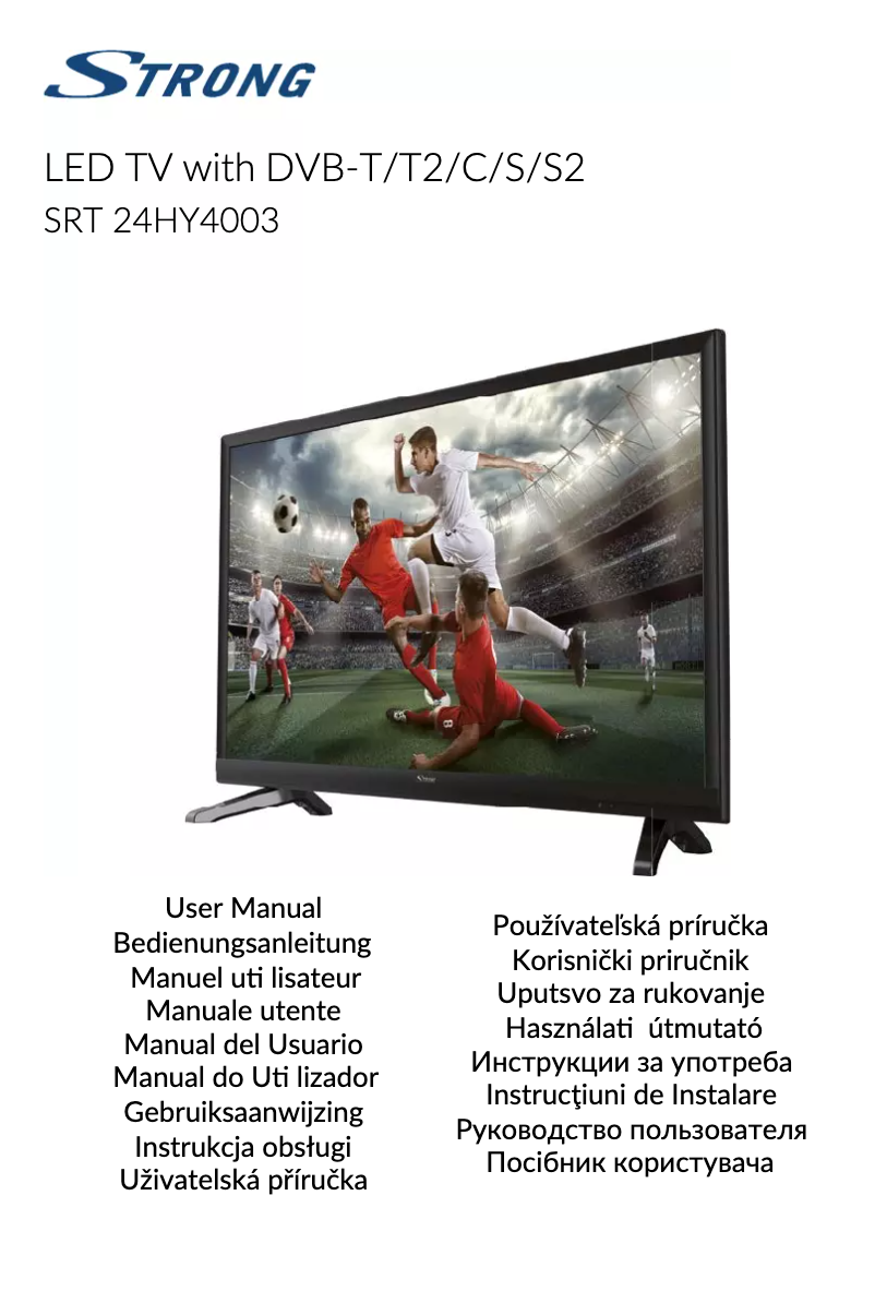 Page 1 of the manual User Manual Strong SRT 24HY4003