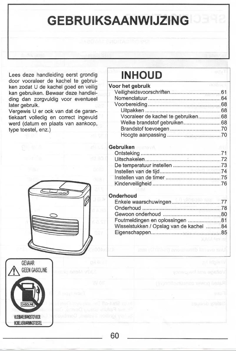 Page 1 of the manual User Manual Tayosan SRE 4600