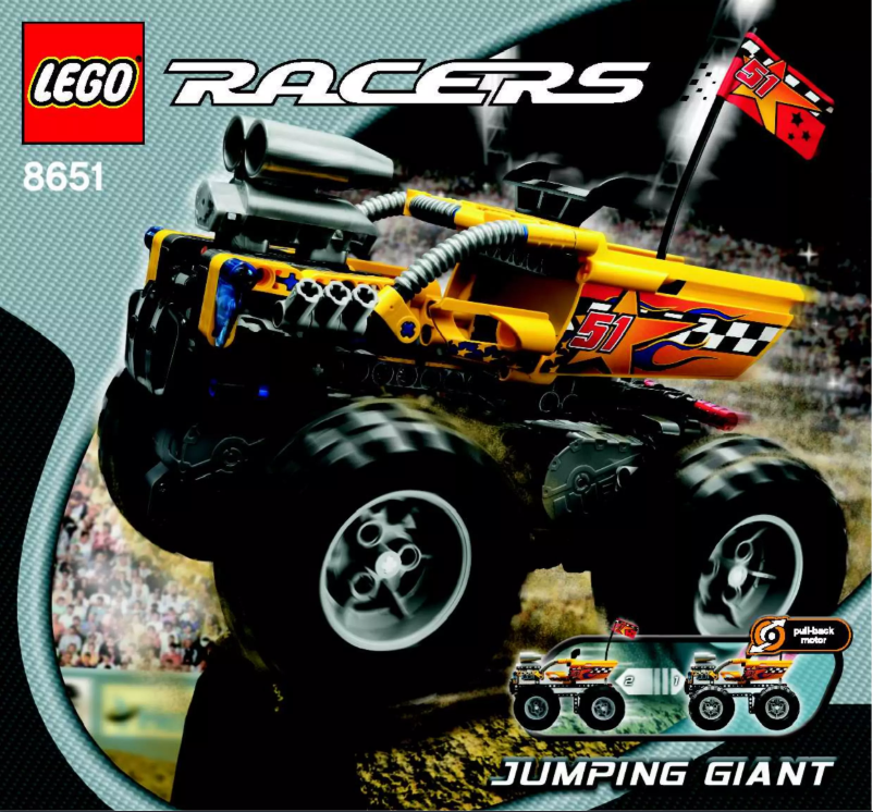 Page 1 de la notice Manuel utilisateur Lego Racers 8651