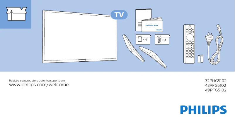 Page n°1 - Manuel utilisateur Philips 5100 series 49PFG5102