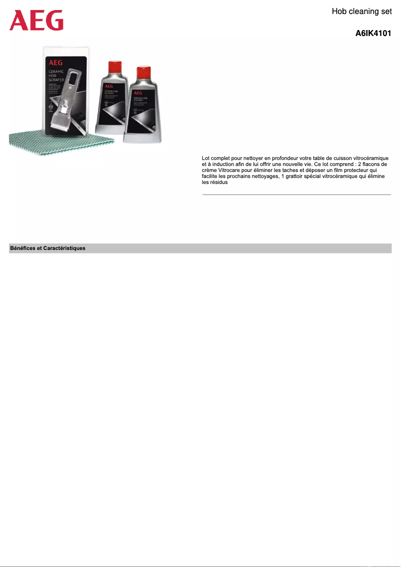 Página 1 del manual Manual de usuario AEG A6IK4101