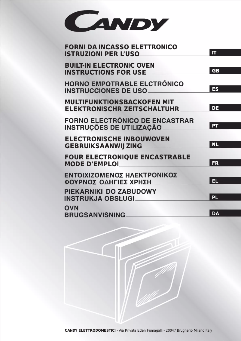 Page 1 de la notice Manuel utilisateur Candy 2d 467 x