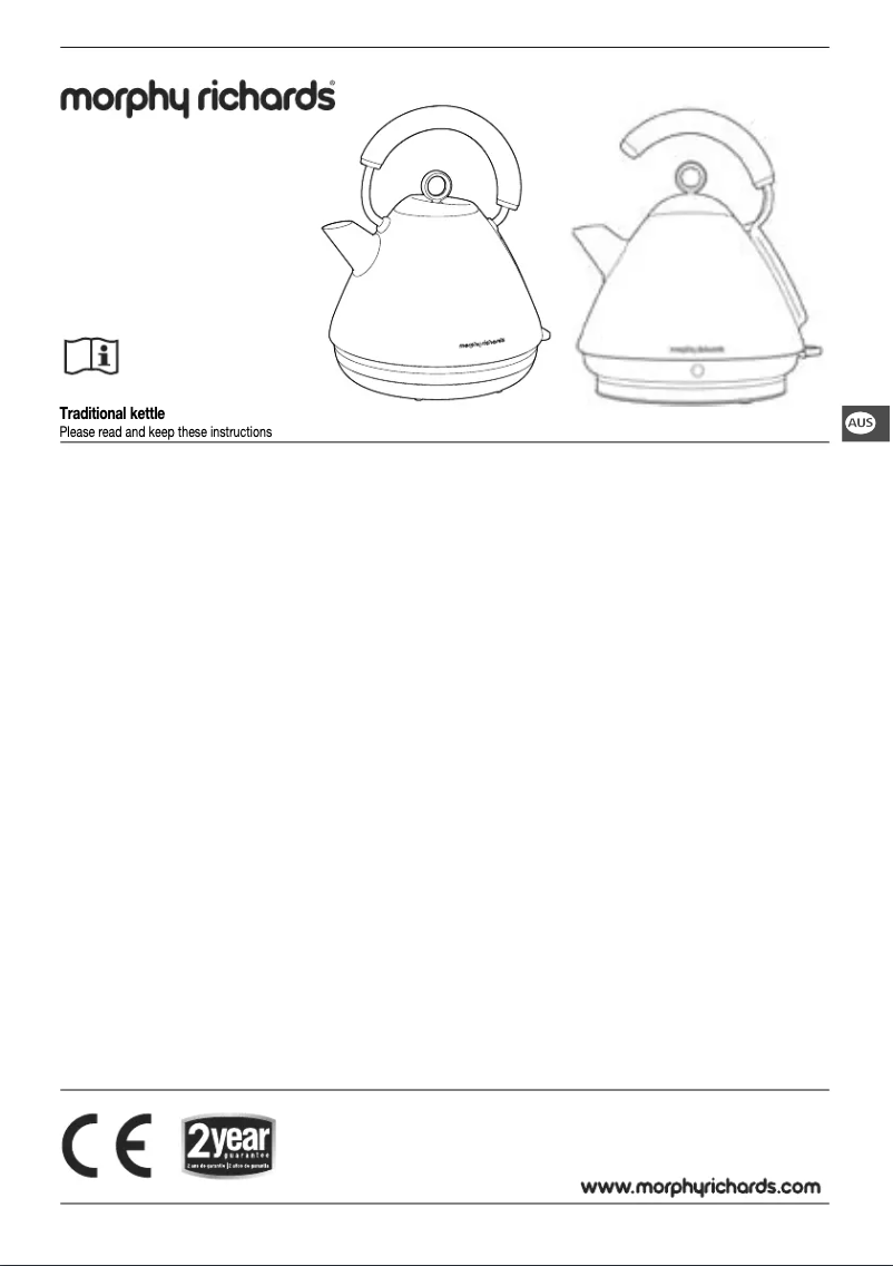 Page 1 de la notice Manuel utilisateur Morphy Richards Accents 102100