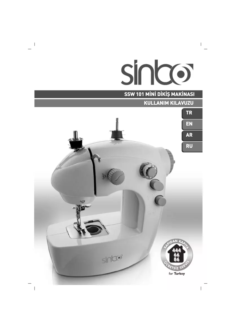 Page 1 de la notice Manuel utilisateur Sinbo SSW 101 Mini