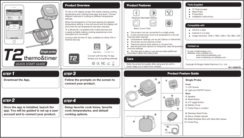 Página 1 del manual Guía de inicio rápido JennAir JGRP536HL