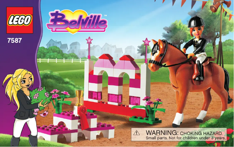 Page 1 of the manual User Manual Lego Horse Jumping