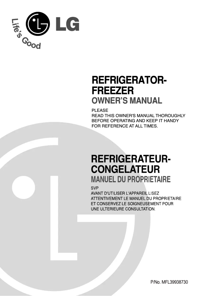 Page 1 of the manual User Manual LG GN-M602YLQK