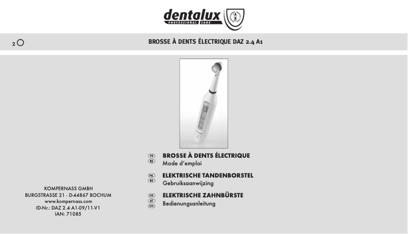 Página 1 del manual Manual de usuario Dentalux DAZ 2.4 A1