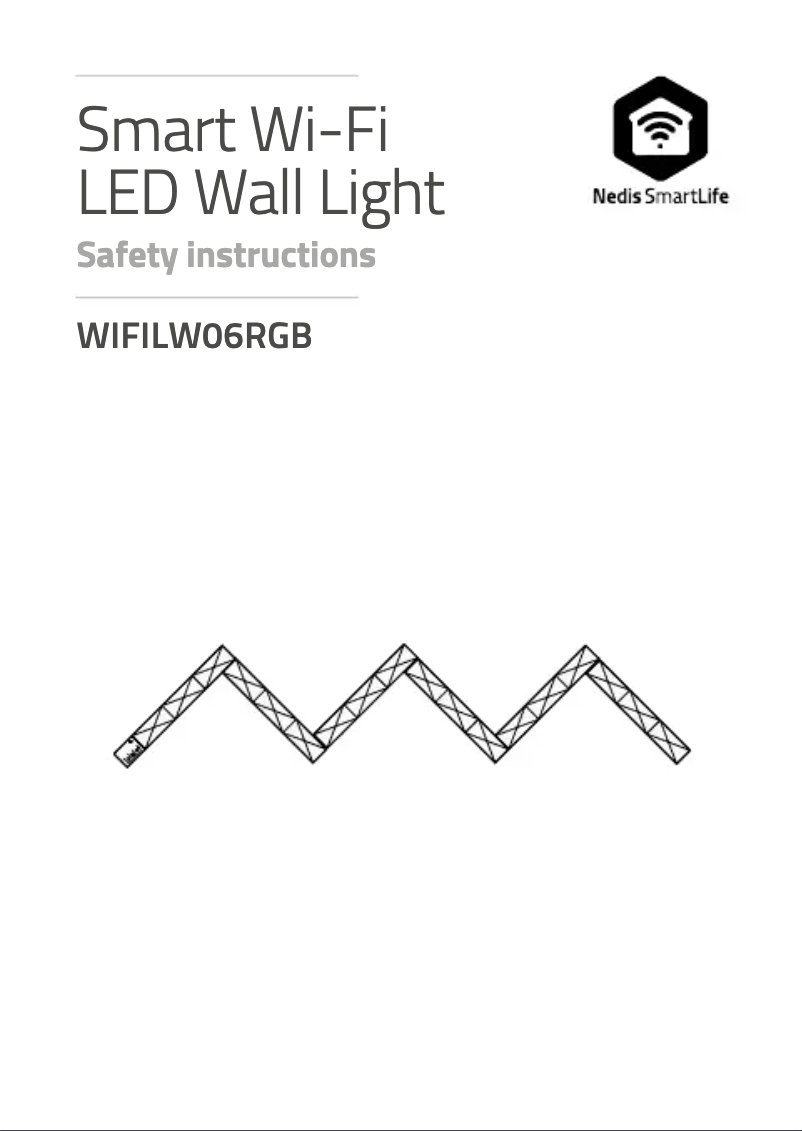 Página 1 del manual Manual de usuario Nedis WIFILW06RGB