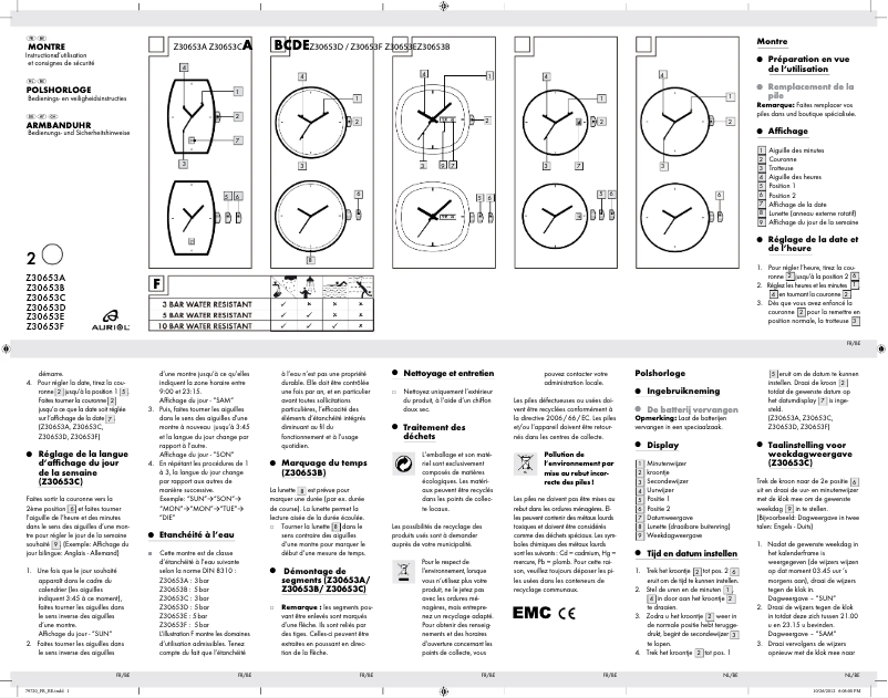 Page 1 of the manual User Manual Auriol IAN 79720