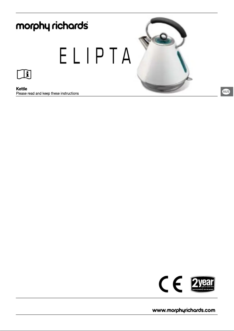 Page 1 de la notice Manuel utilisateur Morphy Richards 102202