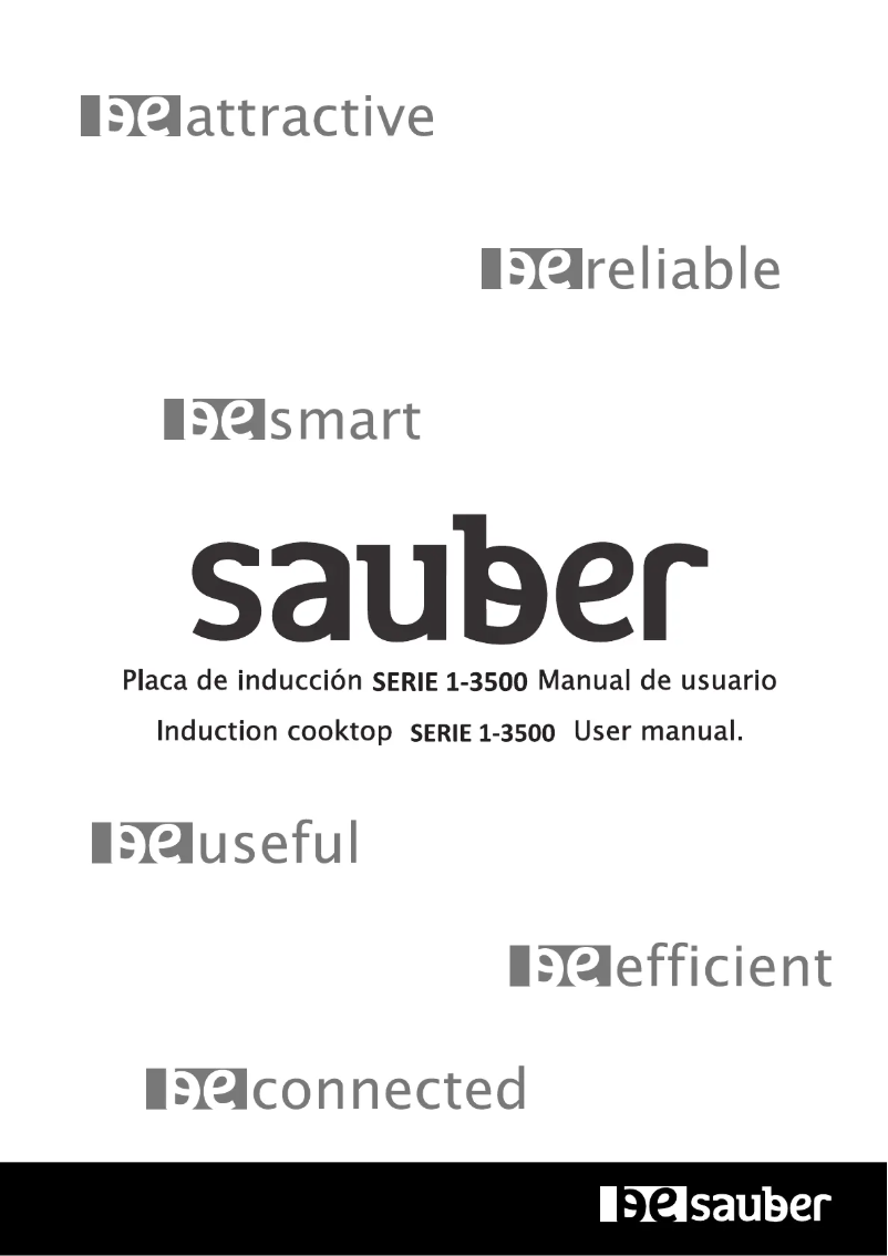 Página 1 del manual Manual de usuario Sauber SERIE 1-3500