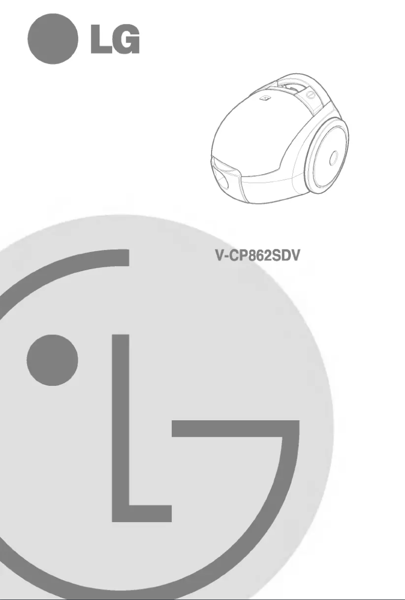 Page 1 de la notice Manuel utilisateur LG VTCP862SDV