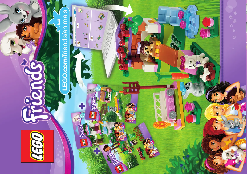 Página 1 del manual Instrucciones visuales Lego 41022