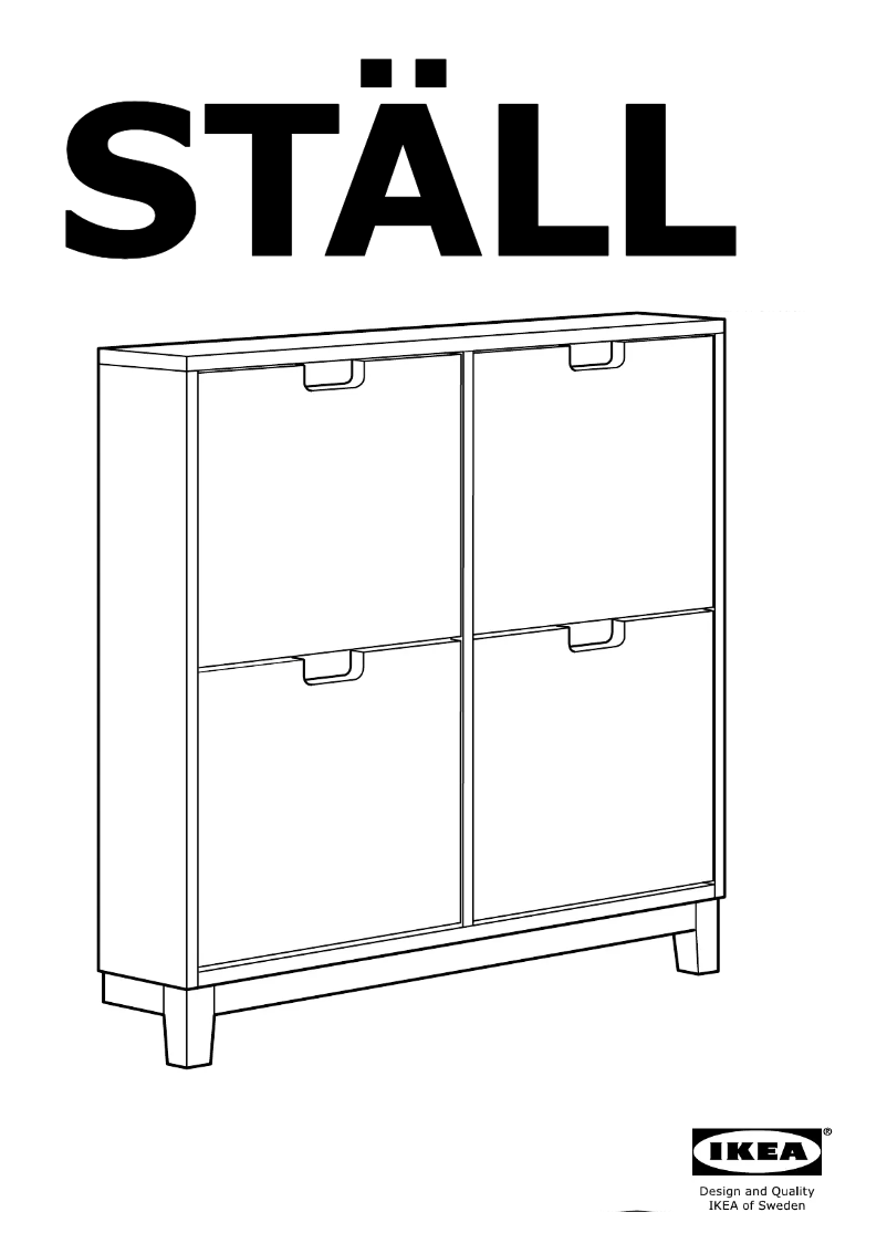 Page 1 de la notice Mode d'emploi Ikea STALL