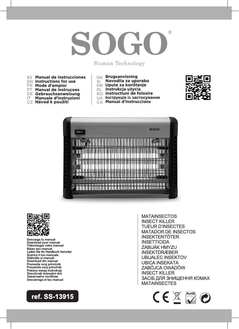Página 1 del manual Manual de usuario Sogo SS-13915