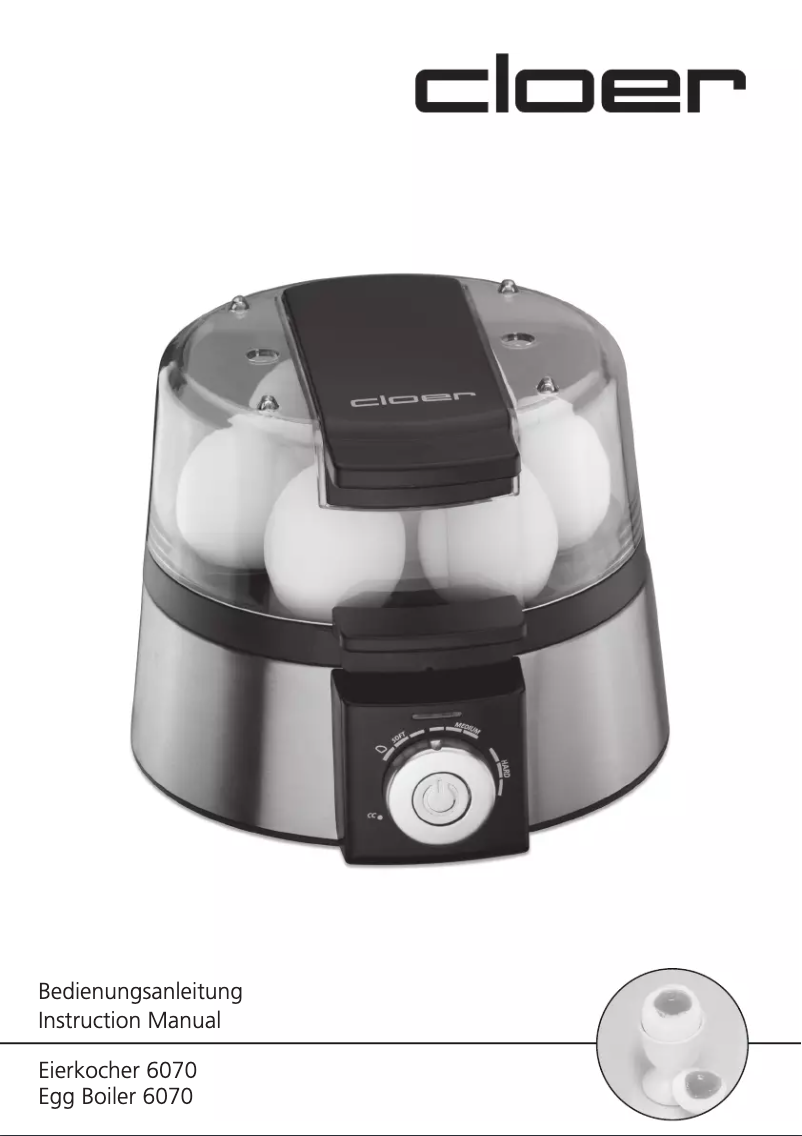 Página 1 del manual Manual de usuario Cloer 6070