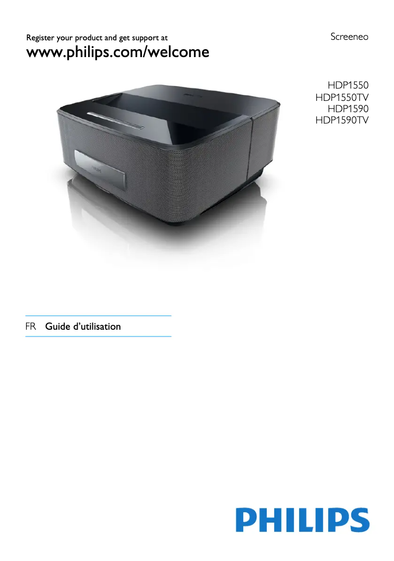 Página 1 del manual Manual de usuario Philips Screeneo HDP1590