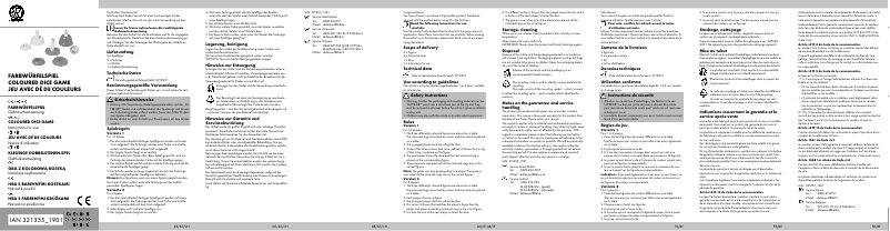 Page 1 de la notice Manuel utilisateur Playtive IAN 321355