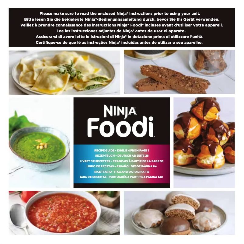 Page 1 de la notice Manuel utilisateur Ninja Foodi CI100EU