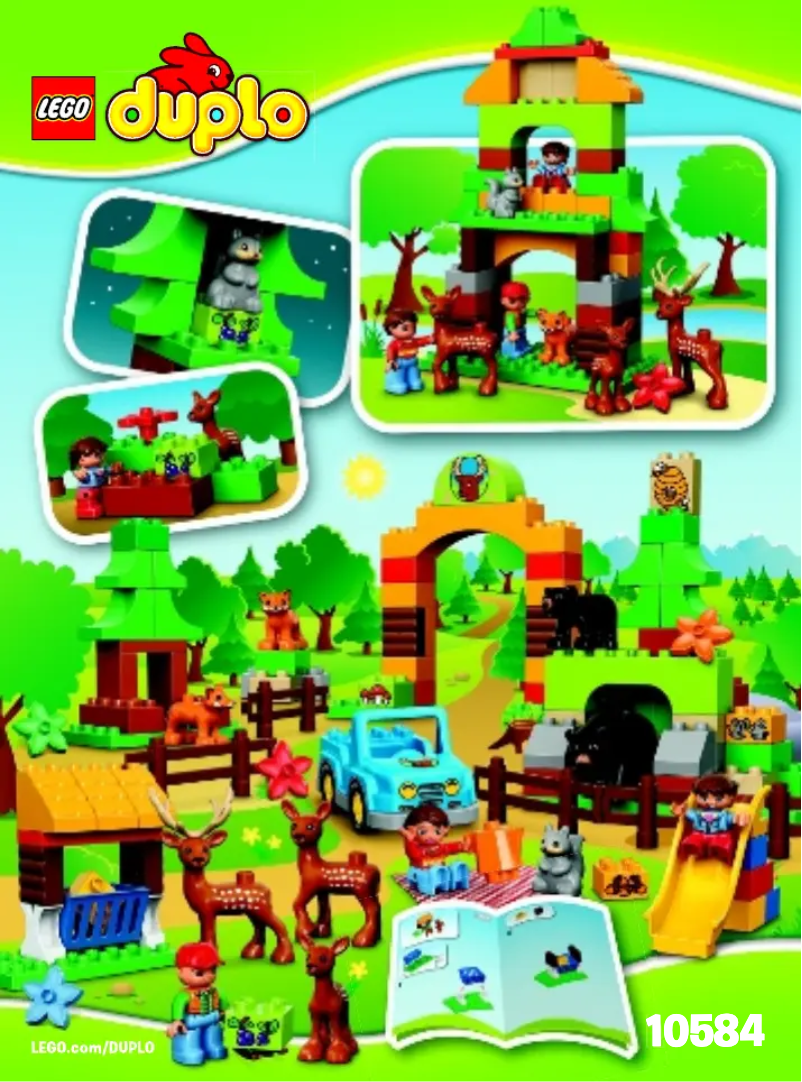 Page 1 of the manual Visual Instructions Lego Duplo 10582