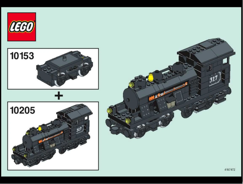 Page 1 de la notice Manuel utilisateur Lego Trains 10153