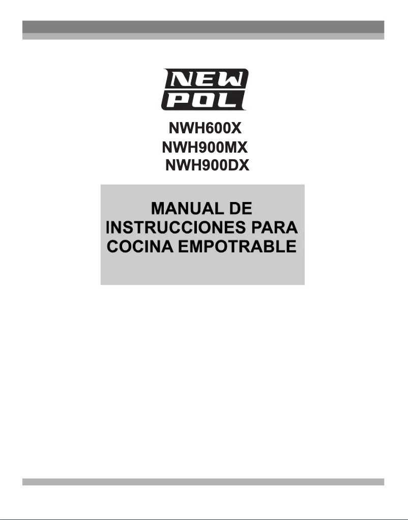 Page 1 de la notice Manuel utilisateur New Pol NWH900DX