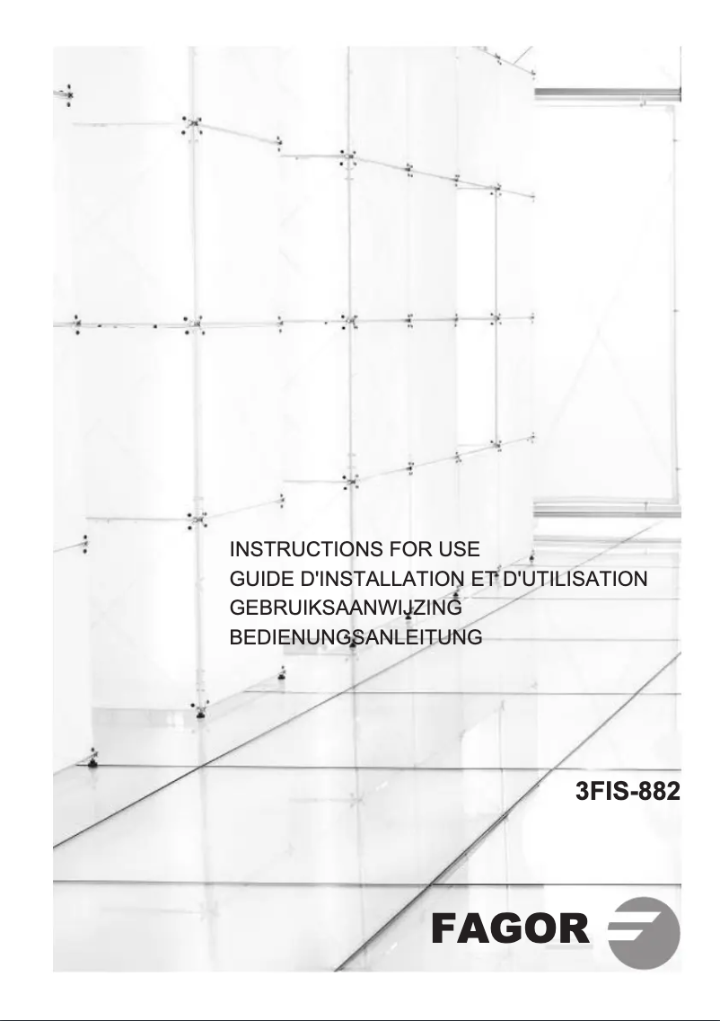 Page 1 de la notice Manuel utilisateur Fagor 3FIS-882