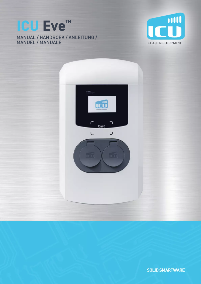 Page 1 de la notice Manuel utilisateur ICU EVe