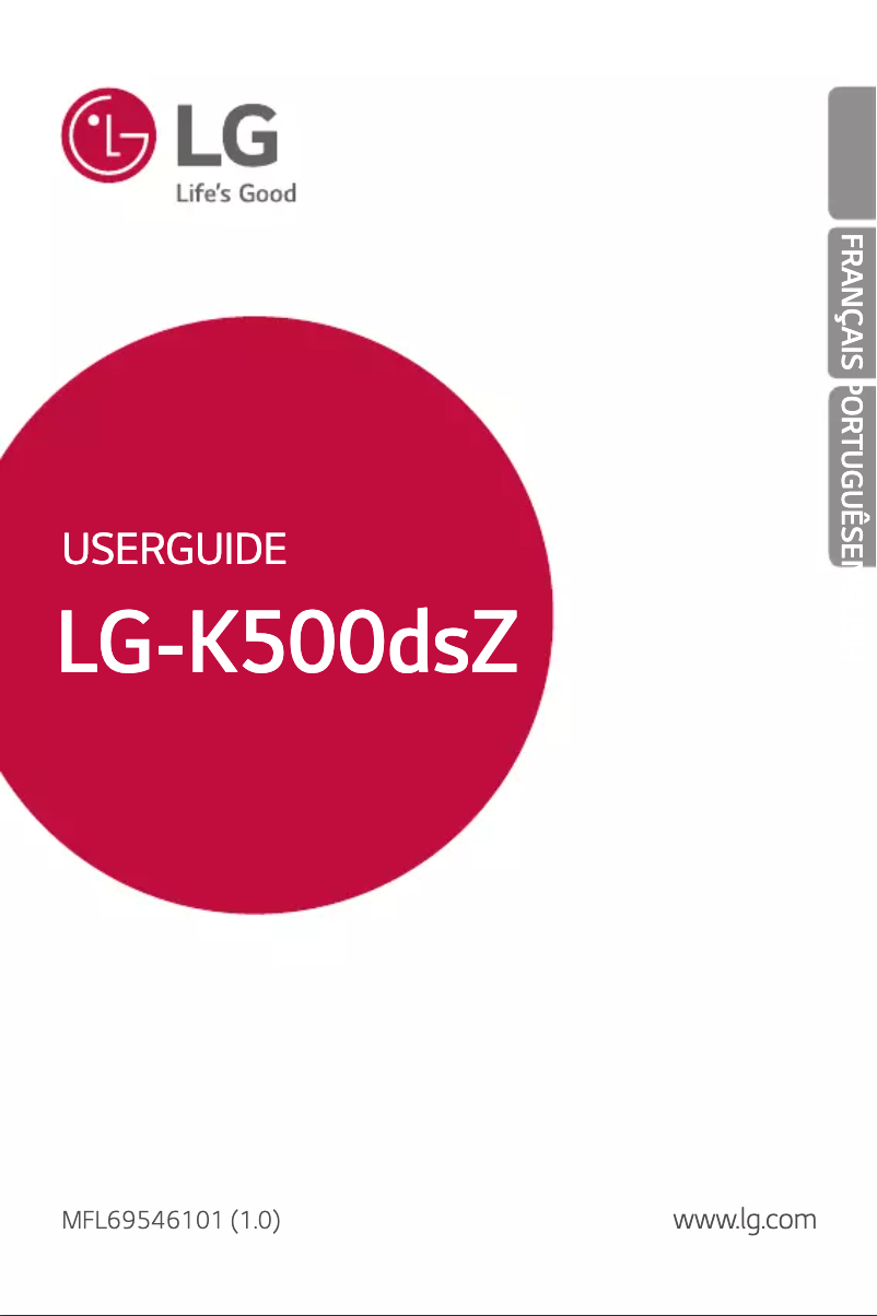 Page 1 de la notice Manuel utilisateur LG X Screen Dual